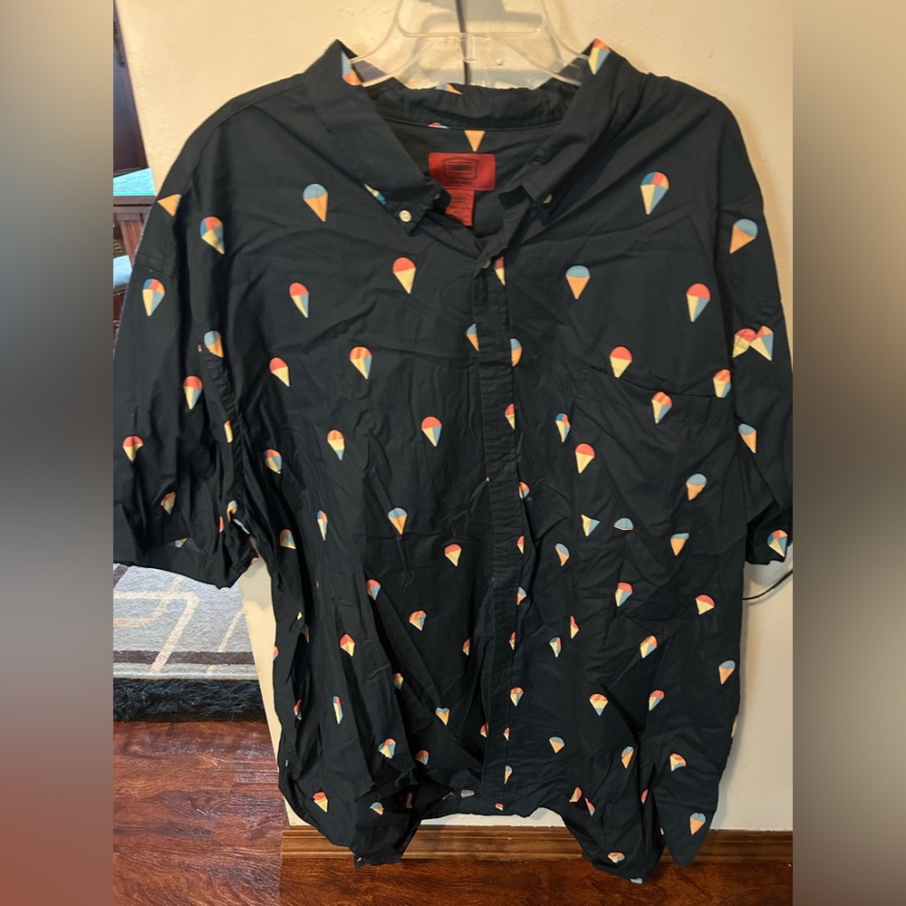 The Foundry Supply Co Ice Cream Button Up Size 4XL